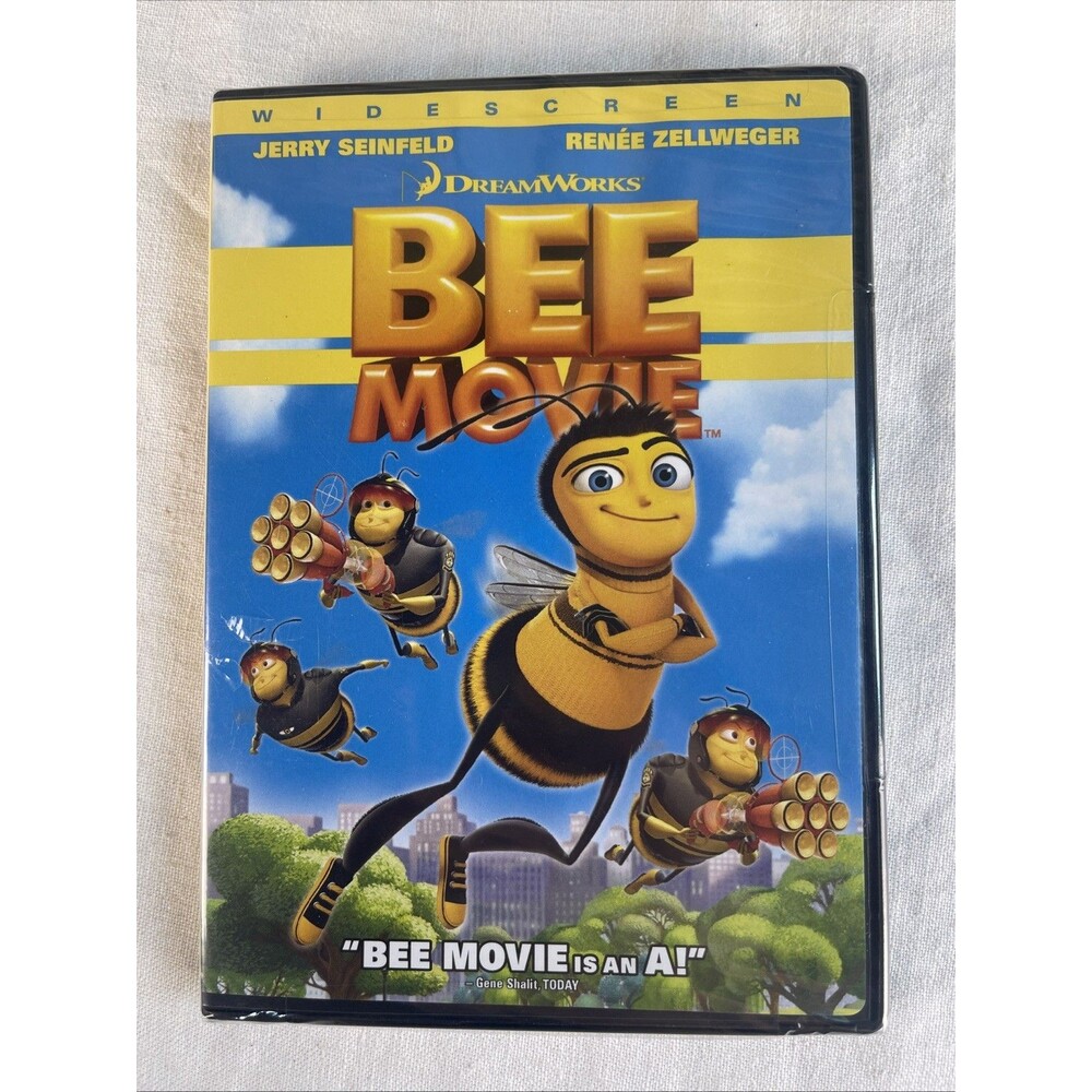 Dreamworks BEE MOVIE DVD 2007 Jerry Seinfeld Renee Zellweger -New/Sealed